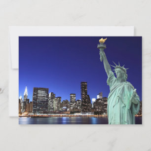 New York City skyline at Night Lights, Midtown Man