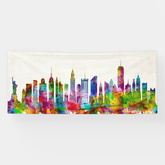 New York City Skyline Banner (Horizontal)