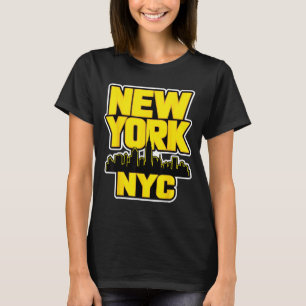 New york city skyline bronx queens manhattan state T-Shirt