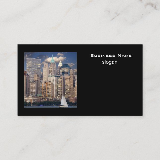 New York City Skyline Business Card (Front)