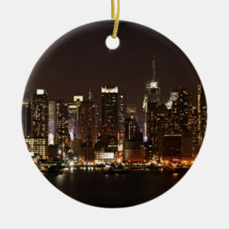 New York City Skyline Ceramic Ornament