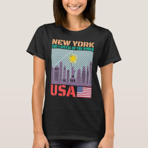 New York City Skyline Country City Skyline Landmar T-Shirt