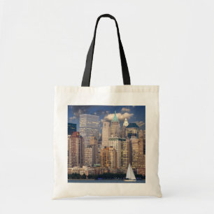 New York City Skyline from Hudson River Tote Bag
