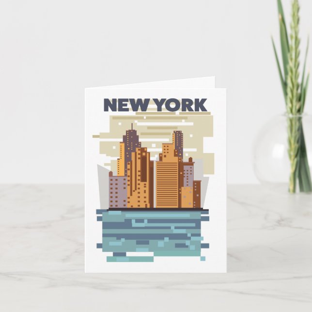 New York City Skyline  Invitation (Front)