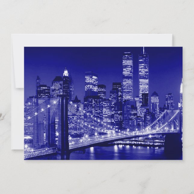 New York City Skyline Invitation (Front)