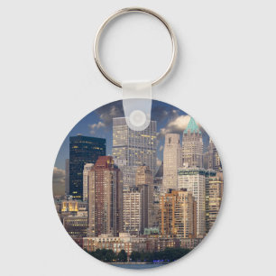 New York City Skyline Keychain