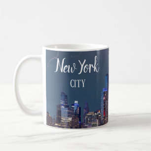 New York City Skyline Lightning Coffee Mug