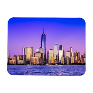 New York city skyline Magnet
