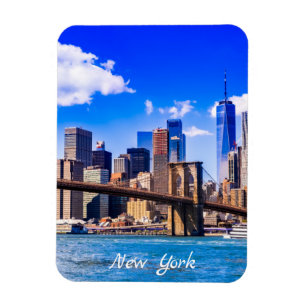 New York city skyline Magnet