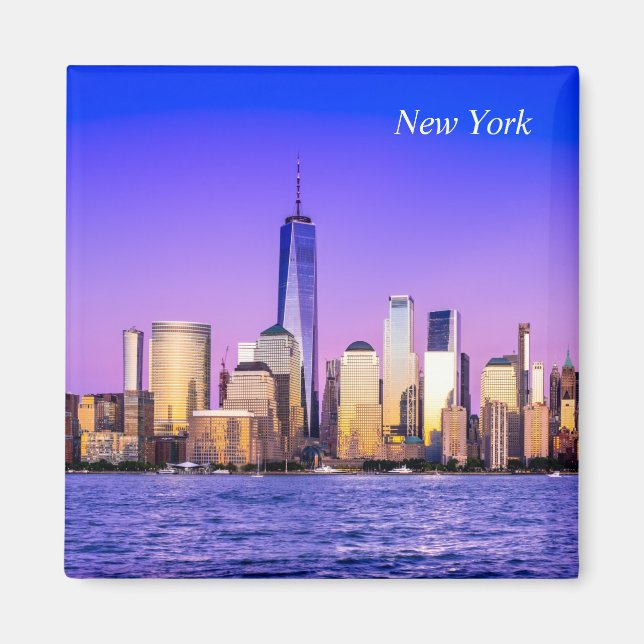 New York city skyline Magnet (Front)