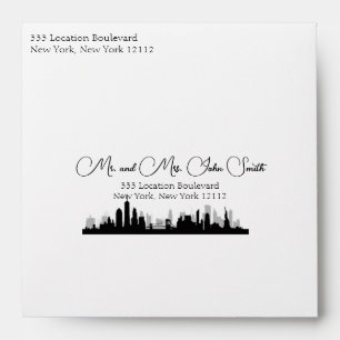 New York City Skyline Mailing Envelope