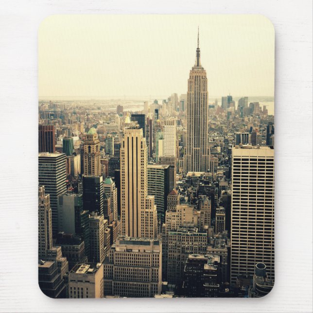 New York City Skyline Midtown Mouse Pad (Front)