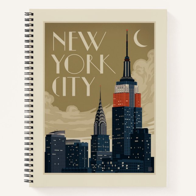 New York City Skyline Notebook (Front)