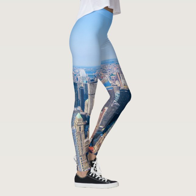 New York City Skyline Photo Building View Of City Leggings (Right)