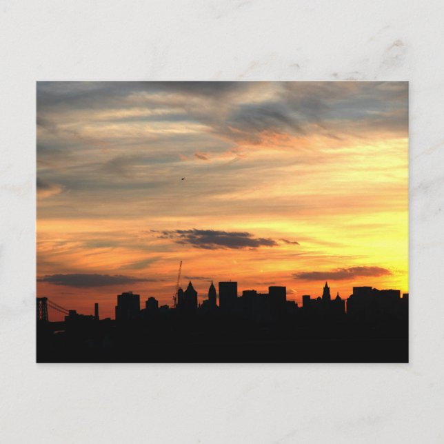 New York City Skyline Postcard (Front)