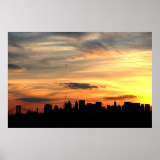 New York City Skyline Poster