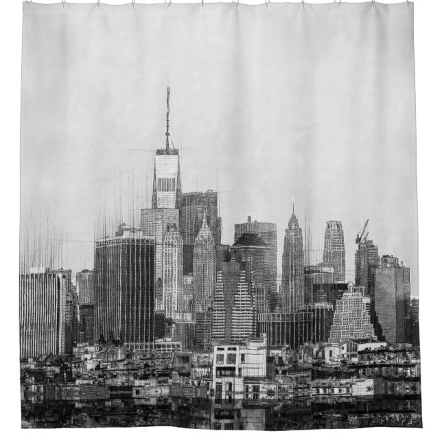 New York City Skyline Sketch (Front)