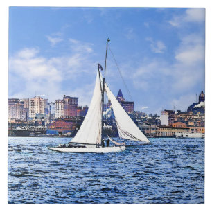 New York City Skyline Tile