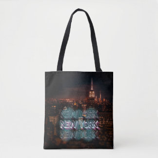 New York City Skyline Tote Bag