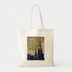 New York City Skyline Tote Bag