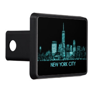 New York City Skyline Trailer Hitch Cover