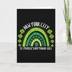 New York City St Patrick's Day Parade Matching Fam Card