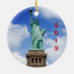 New York City, Statue of Liberty Ceramic Ornament