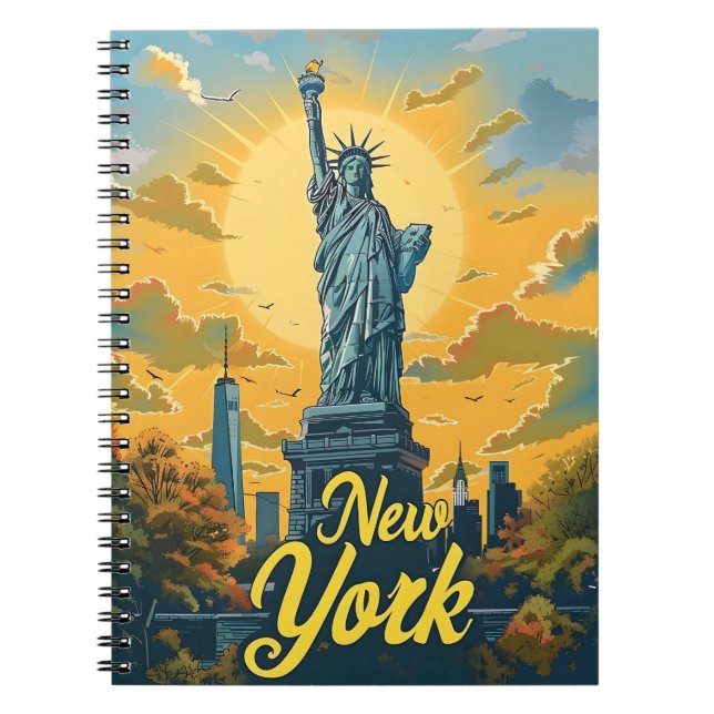 New York City Statue of Liberty Notebook (Front)
