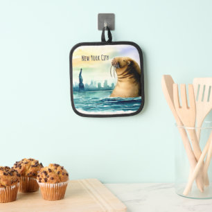 New York City Statue of Liberty souvenir  Pot Holder