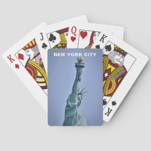 New York City Statue of Liberty Vintage Travel Playing Cards