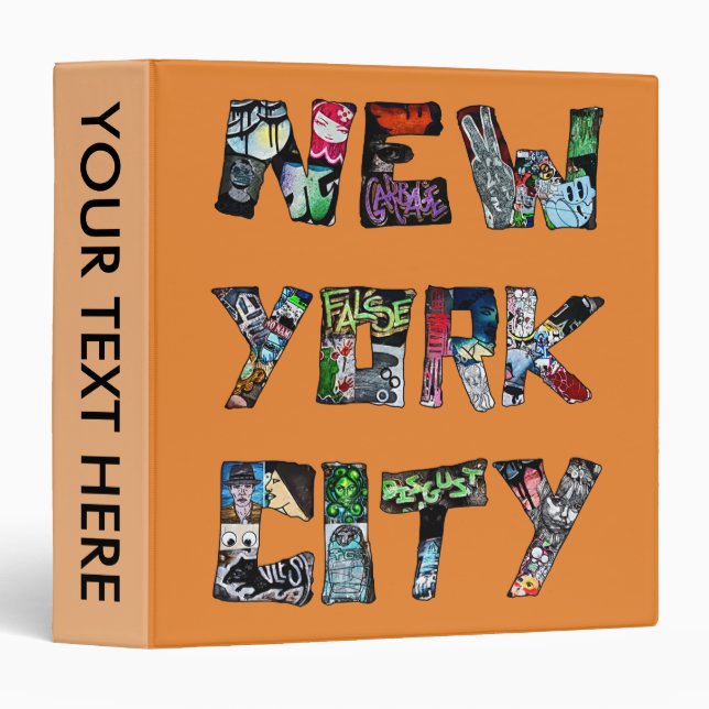 New York City Street Art Binder (Front/Spine)
