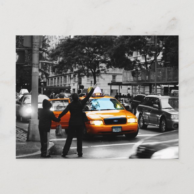 New York City Street Scene Postcard (Front)