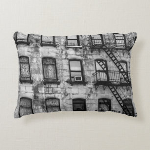 New York City Street Urban Photo Decorative Pillow
