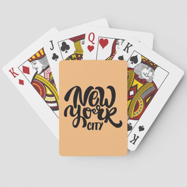 New York City Style Playing Cards (Back)