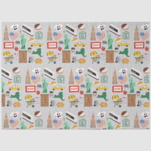 New York City Symbols Tissue Paper