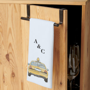 New York City Taxi Wedding gift  Kitchen Towel