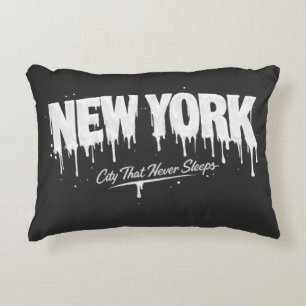 New York City That Never Sleeps Accent Pillow