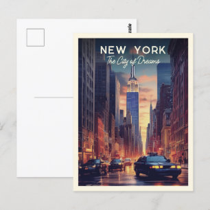 New York City The City of Dreams Postcard
