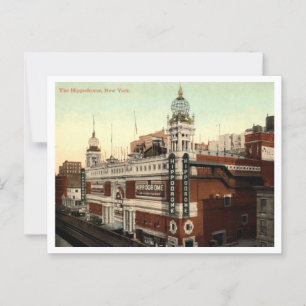 New York City, The Hippodrome, 1910s Vintage Postcard