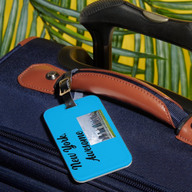 New York City-themed  Luggage Tag (Front Insitu 1)