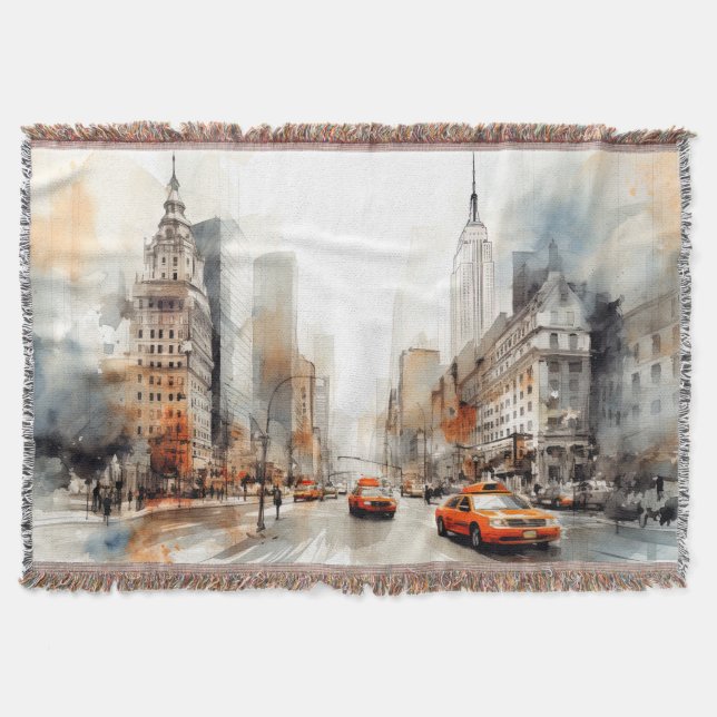 New York City Throw Blanket (Front)