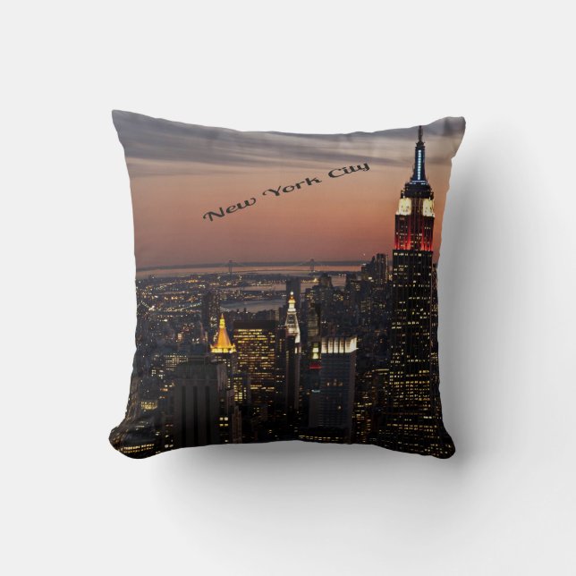New York City Throw Pillow (Front)