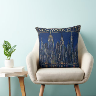 New York City Throw Pillow