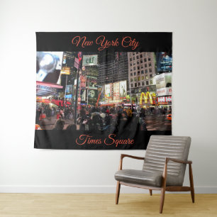 New York City Times Carré Photographie Tapisserie