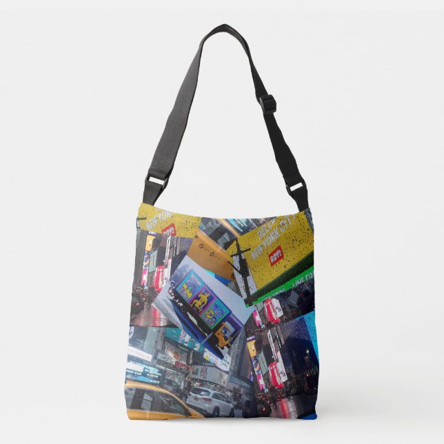 New York City Times Square Crossbody Bag (Front)
