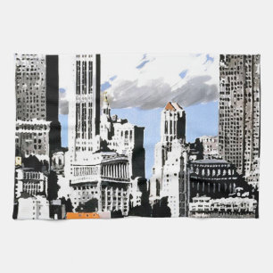 New York City Travel Kitchen Towel