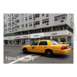 New York City Upper East Side Taxi Jaune Cabine NY