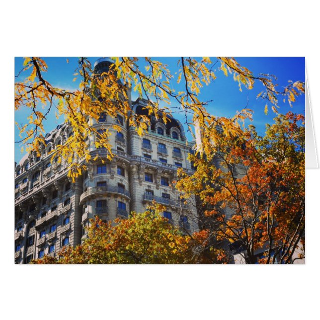 New York City Upper West Side Architecture Autumn (Front Horizontal)
