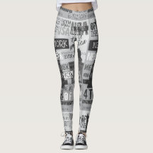 New York City USA Leggins
