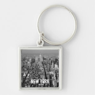 New York City USA skyline 1987 Keychain